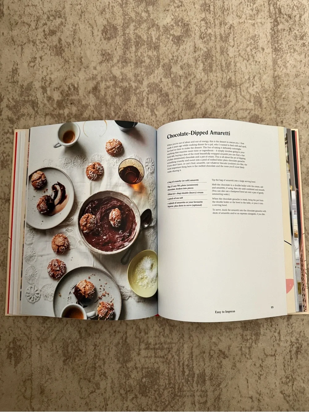 Table for Two Cookbook by - White and Red Cover